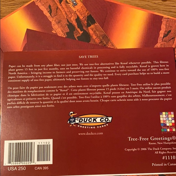 💚 3 for $15 💚  -  Set of 5 Tree Free Greetings Cards You Crack Me Up - Picture 12 of 16